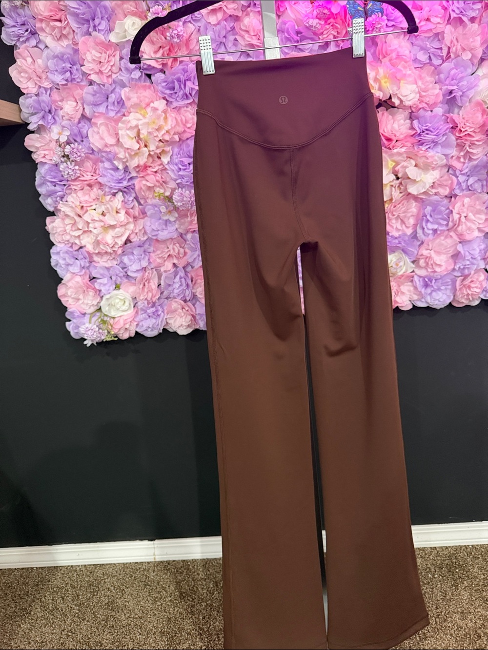 lululemon athletica Wide-Leg High-Rise Yoga Pants - Brown